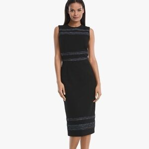 WHITE HOUSE BLACK MARKET Stretch
Sheath Pencil Black Dress Size 6P